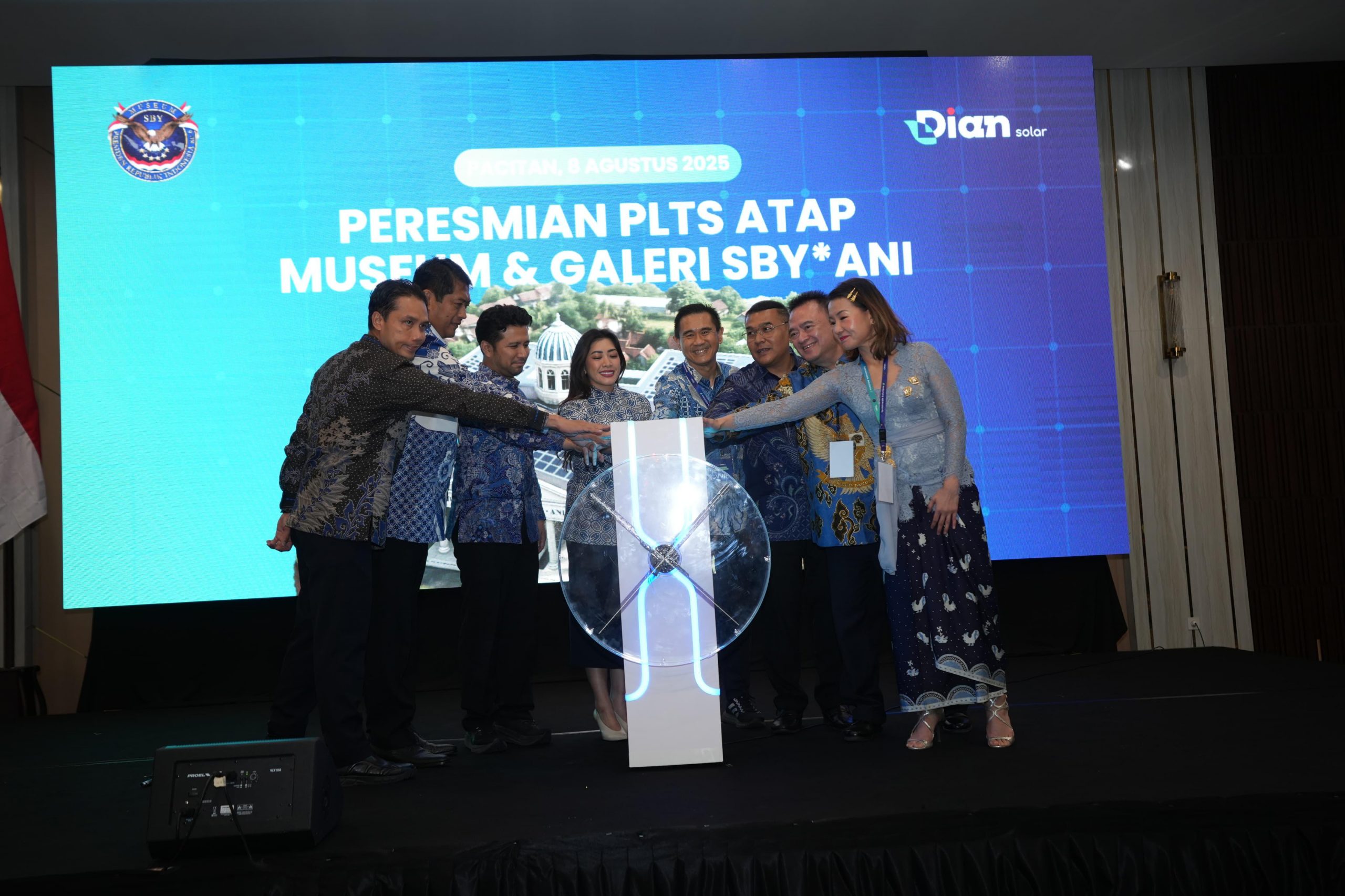 Dian Solar Bangun PLTS Atap Untuk Museum & Galeri SBY*ANI di Pacitan